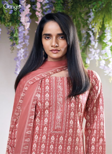 Kaelis 3627 By Ganga Cotton Printed Designer Salwar Suit Wholesalers In Surat